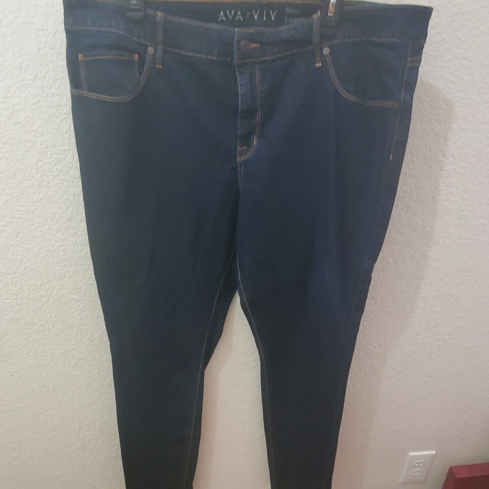 Ava and Viv skinny jeans plus size